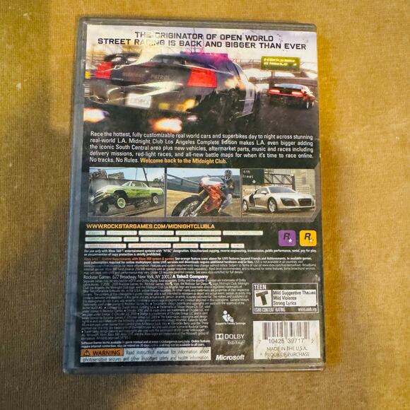 XBox 360 Midnight Club: Los Angeles Complete Edition Video Game Tested & Working - Picture 4 of 4